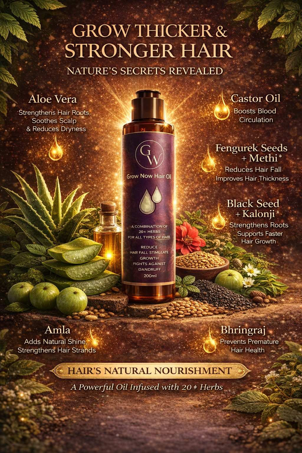 Grow Now Hair Growth Oil